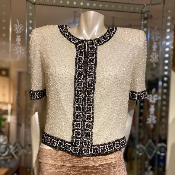 Laurence Kazar Vintage Top - Picture 9 of 14